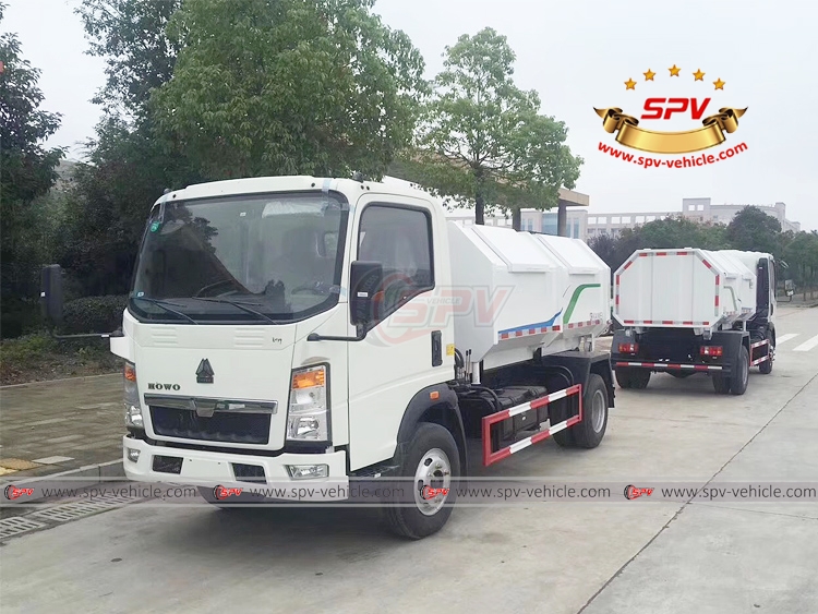 4 CBM Garbage Hook Loader Sinotruk - LF